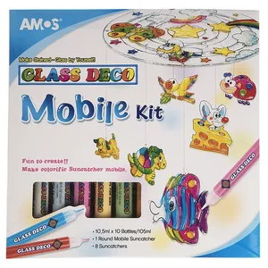 بسته ساخت آویز آموس سری Glass Deco مدل Mobile Kit