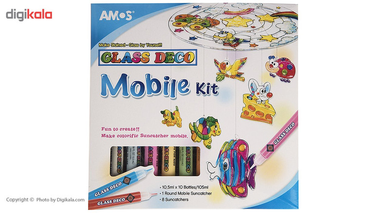 بسته ساخت آویز آموس سری Glass Deco مدل Mobile Kit