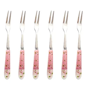 چنگال زیتون خوری طرح انجل بسته 6عددی