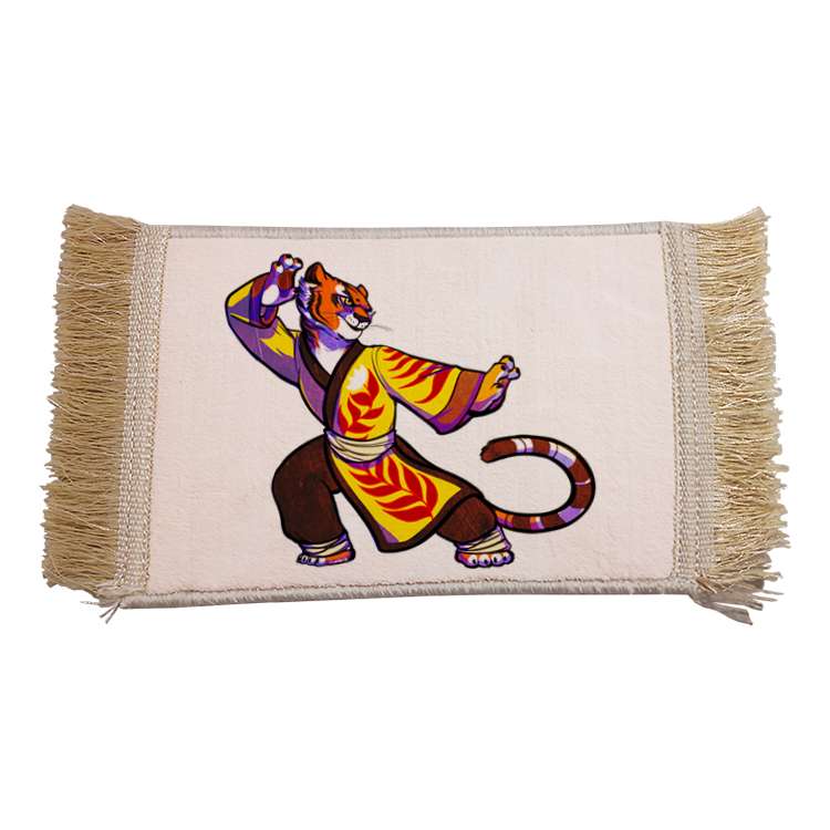 فرش ماشینی دیوارکوب مدل پاندا کونگ فو کار کد 77