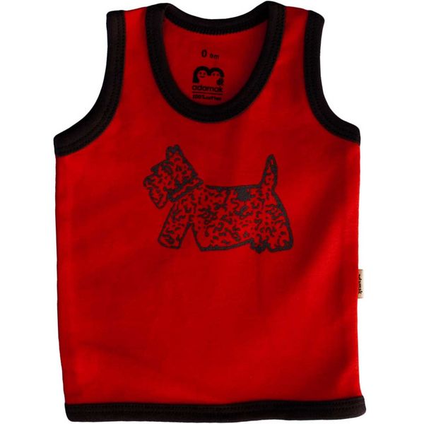 زیرپوش رکابی نوزادی آدمک مدل Dog زیرپوش رکابی نوزادی آدمک مدل Dog