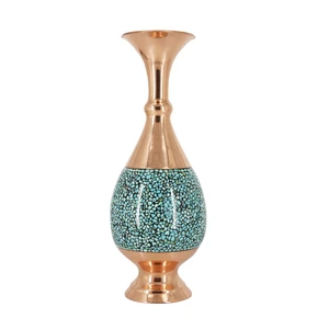 گلدان فیروزه کوبی کد F003