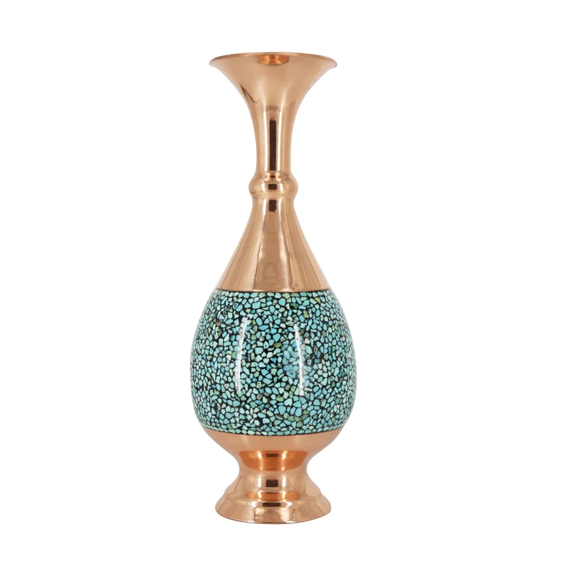 گلدان فیروزه کوبی کد F003