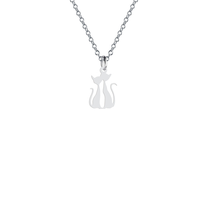 گردنبند هایکا طرح گربه مدل s.ha2-235