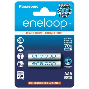 Panasonic Eneloop AAA Battery Pack of 2
