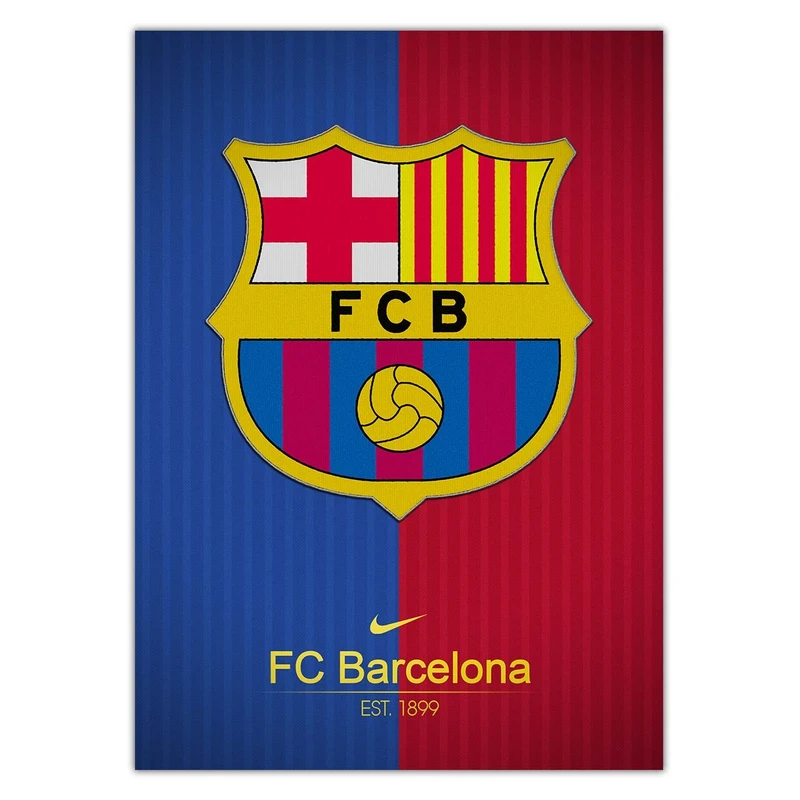 تابلوی ونسونی طرح FC Barcelona 2016 سایز 30x40