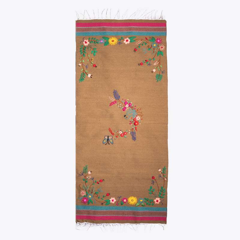 گلیم دستباف یک و نیم متری کد 56