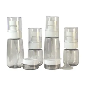 محفظه نگهدارنده شامپو و کرم مسافرتی مدل p16577 بسته 8 عددی