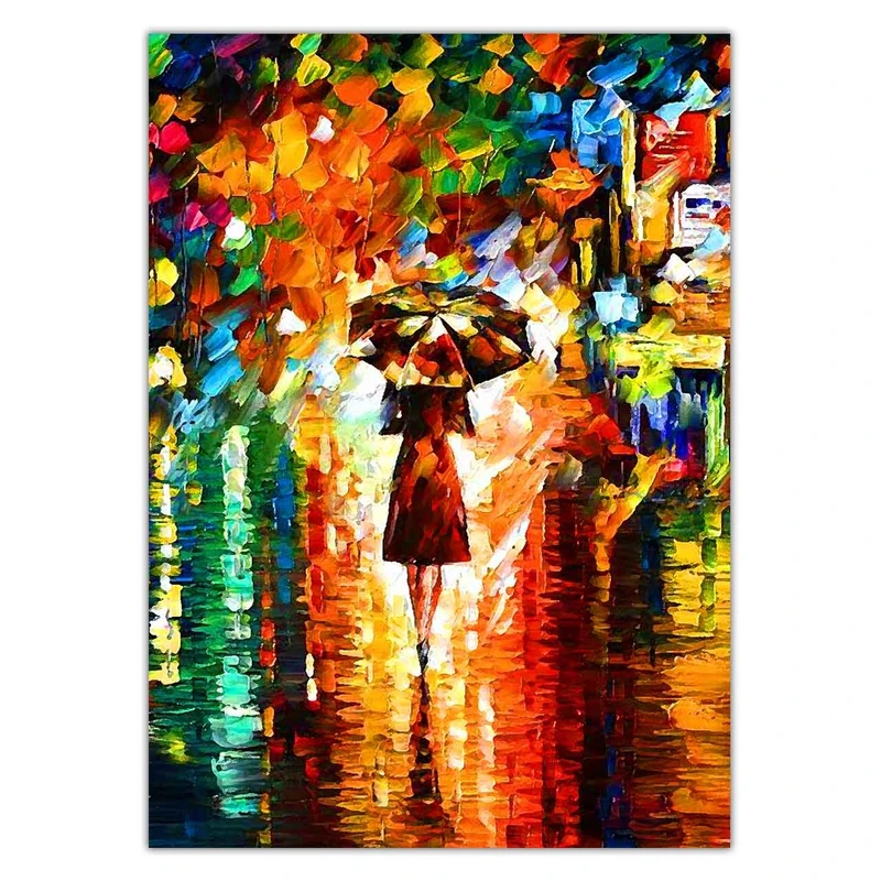 تابلوی ونسونی طرح Rain Princess سایز 30x40