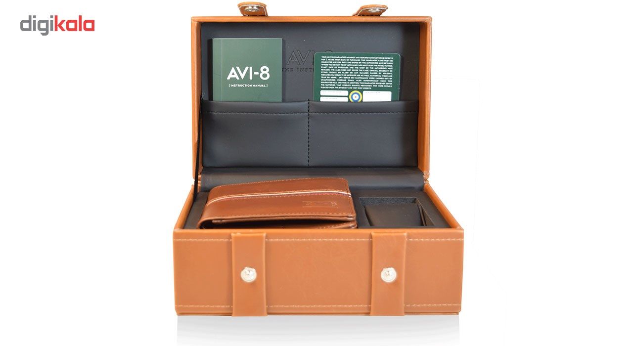 ساعت مچی عقربه ای مردانه ای وی-8 مدل AV-4013-04 -  - 8