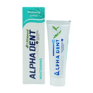 خمیر دندان آلفادنت مدل whitening حجم 75 میلی لیتر