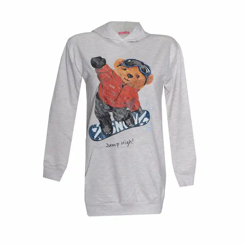 هودی زنانه مدل .MB-ARSA82117-HD.TEDDY-KE.R رنگ کرم روشن