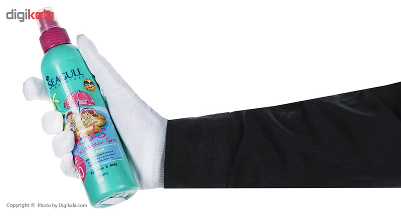 اسپری ضد آفتاب کودک سی گل مدل Green Spf50 حجم 250 میلی لیتر