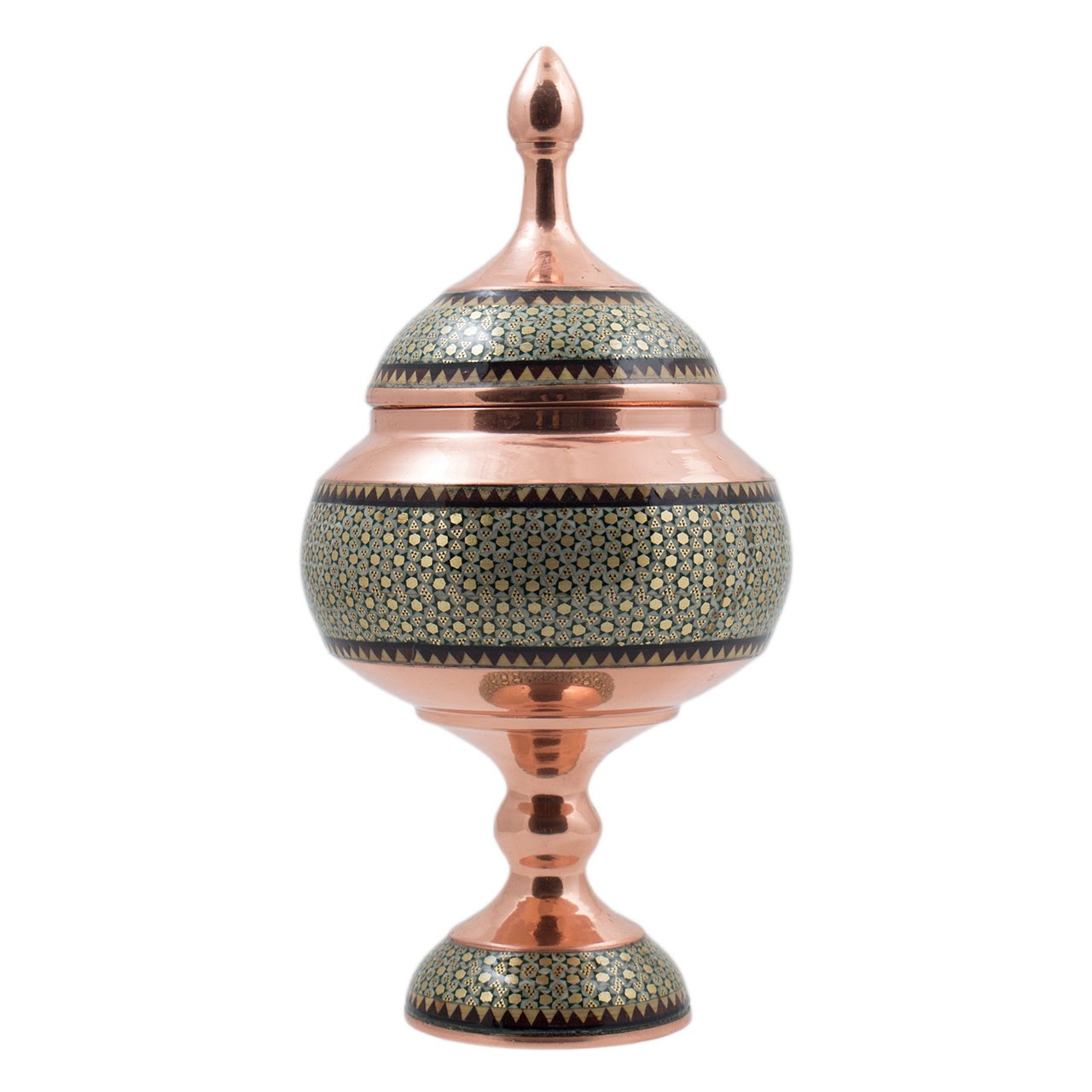 شکلات خوری خاتم کوب رستا طرح 7-11-121 ارتفاع 27 سانتی متر