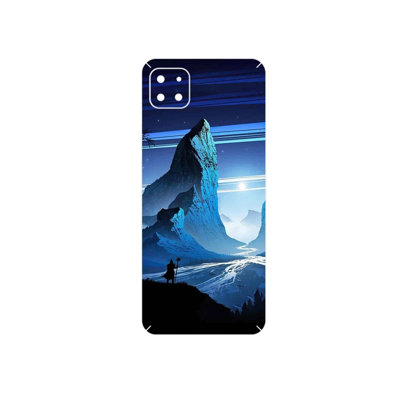 برچسب پوششی ماهوت مدل Blue Mountains Digital Art مناسب برای گوشی موبایل سامسونگ Galaxy A22 5G