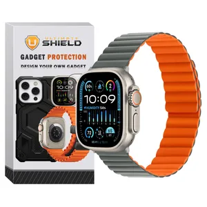 Ultimate Shield SIC Link UL GY Band for Wearfit T800 Ultra / T900 Ultra / HK8 Pro Max / HK9 Ultra 2