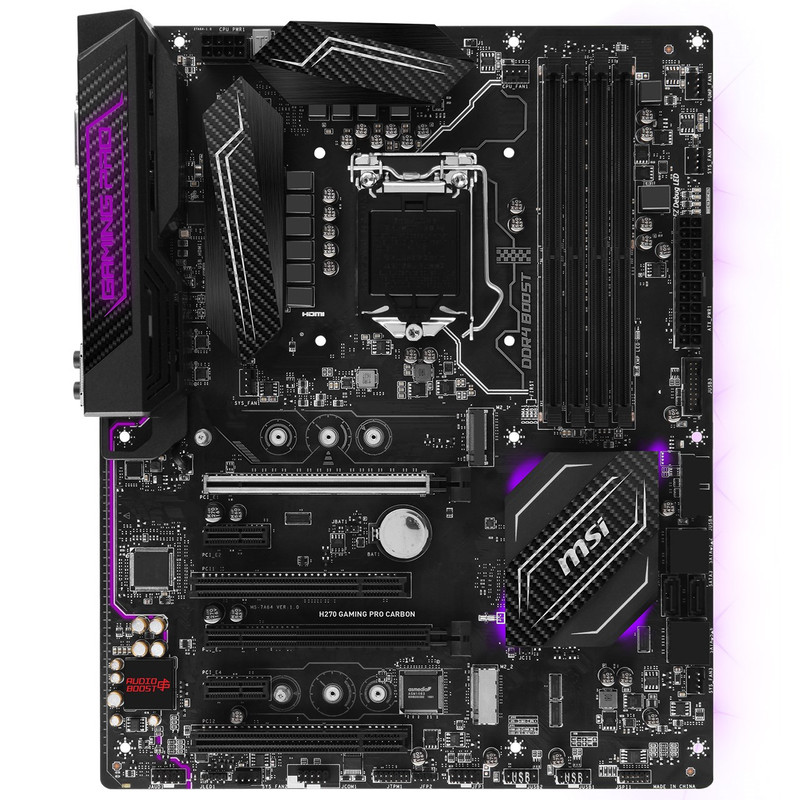 مادربرد ام اس آی مدل H270 GAMING PRO CARBON
