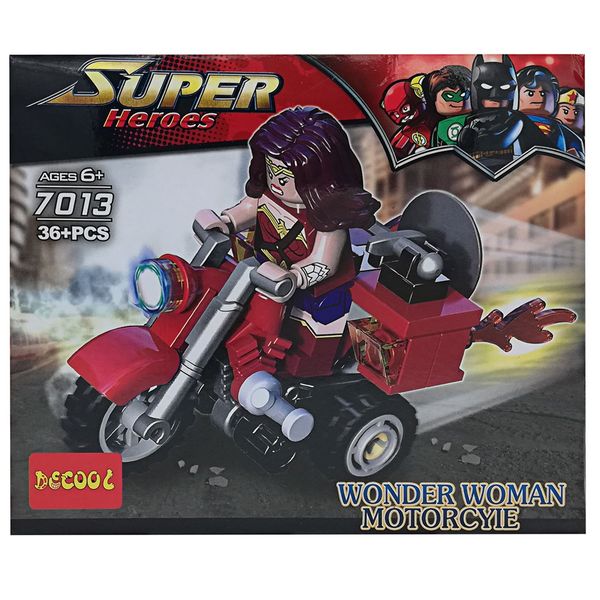 ساختنی دکول مدل Super Heroes سری Wonder Woman 7013 تعداد 36 تکه ساختنی دکول مدل Super Heroes سری Wonder Woman 7013 تعداد 36 تکه