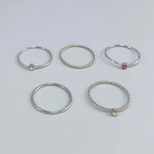 انگشتر زنانه اکسسورایز مدل 592849 مجموعه 5 عددی