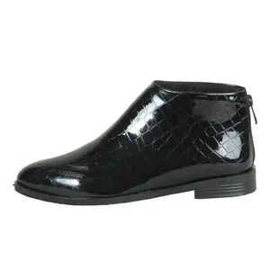 نیم بوت زنانه ست کالکشن مدل سنگی ورنی