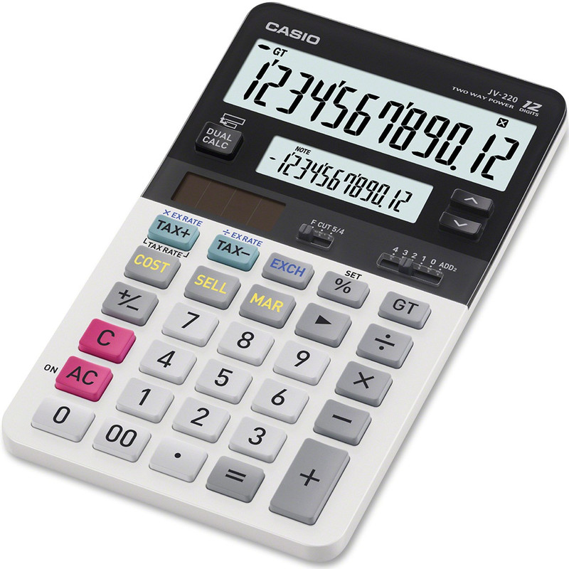 ماشین حساب کاسیو مدل JV-220