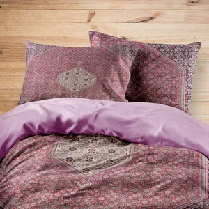 سرویس روتختی مدوپد طرح قالی بیجار لچک و ترنج مدل C-bijar46 یک نفره 4 تکه