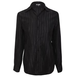 شومیز آستین بلند یقه برگردان زنانه مدل  Z505b