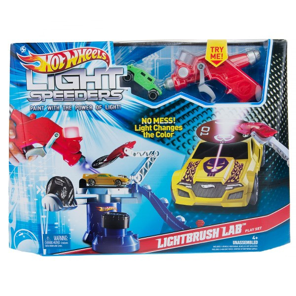 کیت ماشین بازی متل سری Hot Wheels مدل Light Brush Lab کد W3855