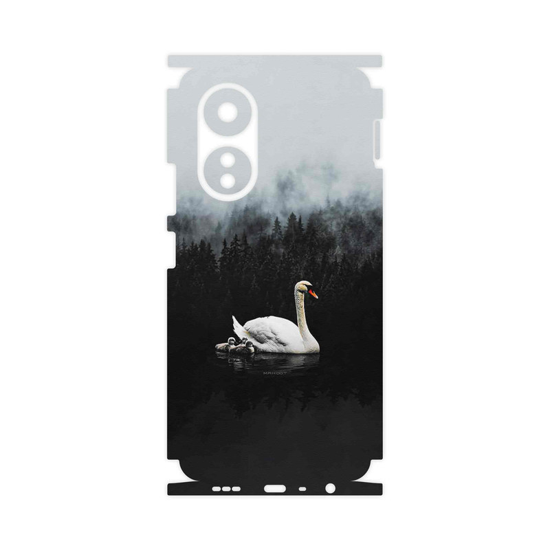 برچسب پوششی ماهوت مدل Swan_Lake-FullSkin مناسب برای گوشی موبایل اپو A58 4G