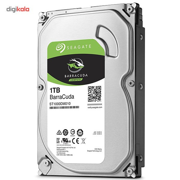 هارددیسک اینترنال سیگیت مدل BarraCuda ST1000DM010 ظرفیت 1 ترابایت