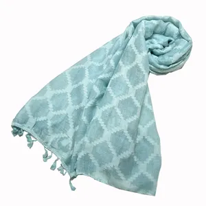 شال زنانه مدل نخی بهاره کد M 4815