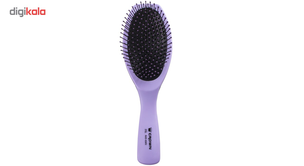 برس مو کراون مدل دوجداره بزرگ رنگی2G-L کد 36B