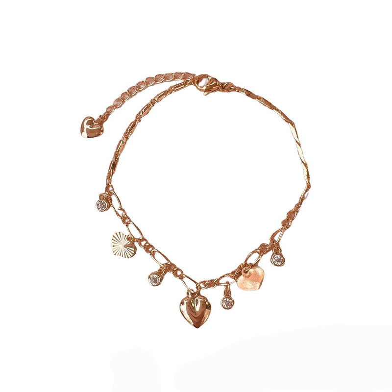 دستبند زنانه ژوپینگ مدل قلبی کد 3006