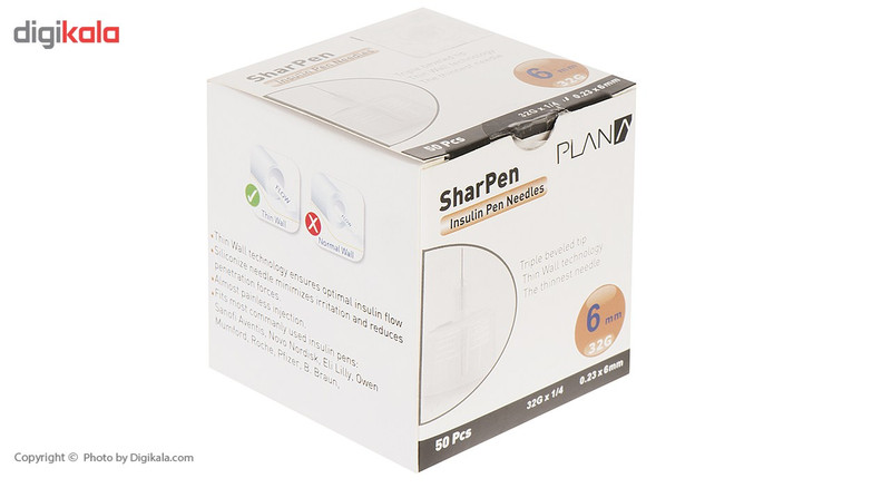 سوزن قلم انسولین شارپن 50 عددی سایز 6 میلیمتر سوزن قلم انسولین شارپن 50 عددی سایز 6 میلیمتر