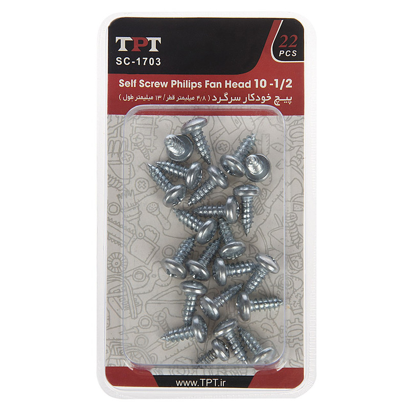 مجموعه 22 عددی پیچ خودکار تی پی تی مدل SC-1703