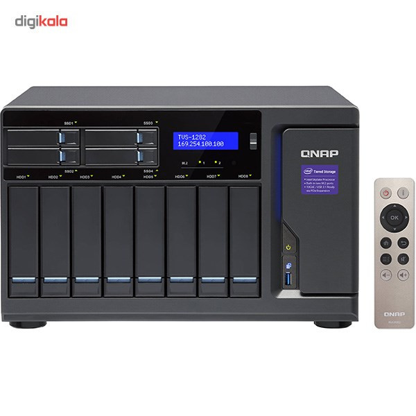 ذخیره ساز تحت شبکه کیونپ مدل TVS-1282-i5-16G بدون دیسک