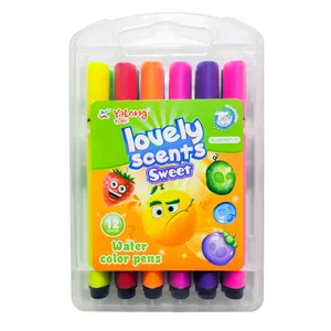 ماژیک رنگ آمیزی یالونگ مدل Lovely Scents کد 1203 بسته 12 عددی