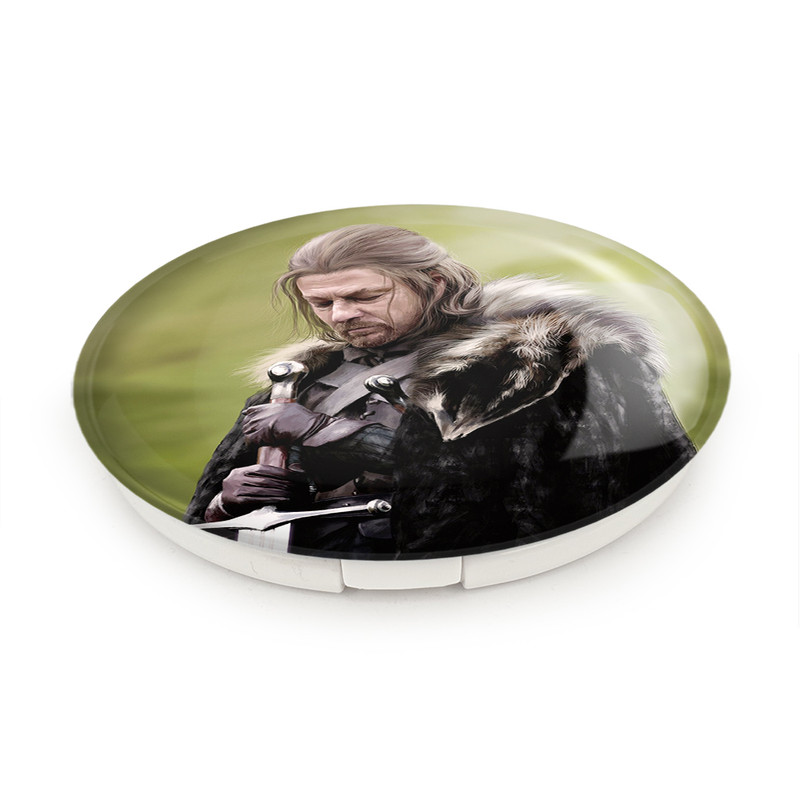 آینه جیبی خندالو طرح ند استارک گیم اف ترونز Game of Thrones مدل تاشو کد 2664