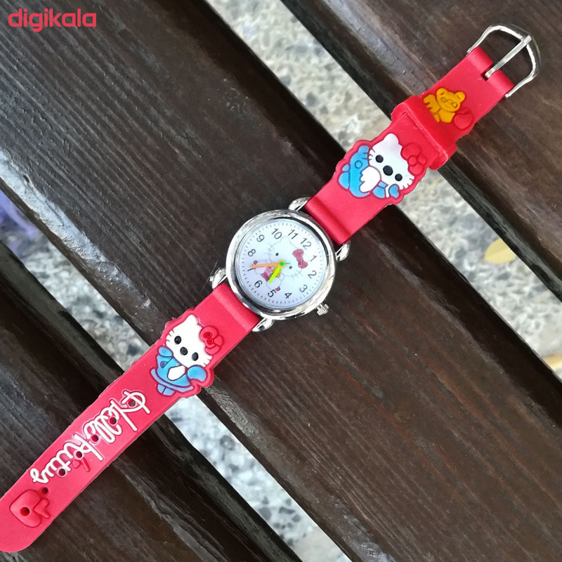 ساعت مچی عقربه ای دخترانه مدل کیتی K45 ساعت مچی عقربه ای دخترانه مدل کیتی K45