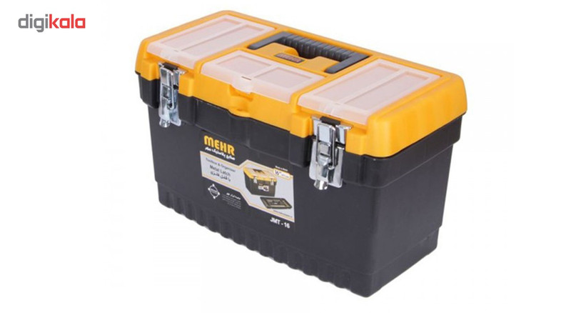 جعبه ابزار مهر مدل JMT-16 قفل فلزی 16 اینچ جعبه ابزار مهر مدل JMT-16 قفل فلزی 16 اینچ