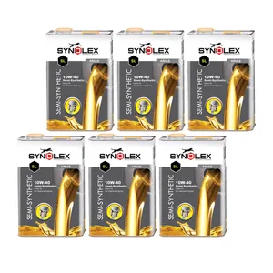 روغن موتور خودرو سینولکس مدل آریاس 10W-40 SL ظرفیت 3.5 لیتر بسته 6 عددی