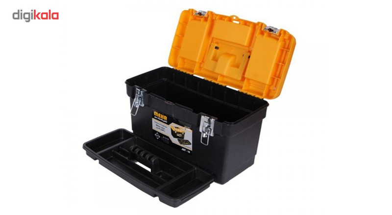 جعبه ابزار مهر مدل JMT-16 قفل فلزی 16 اینچ جعبه ابزار مهر مدل JMT-16 قفل فلزی 16 اینچ