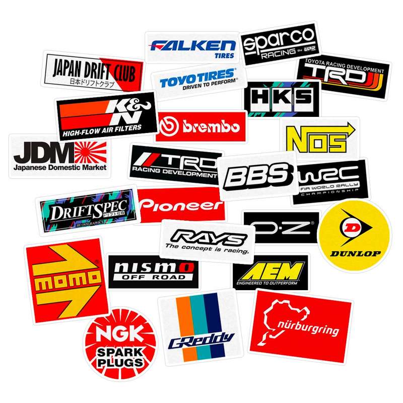 برچسب خودرو ماسا دیزاین کد CA002 مجموعه 24 عددی