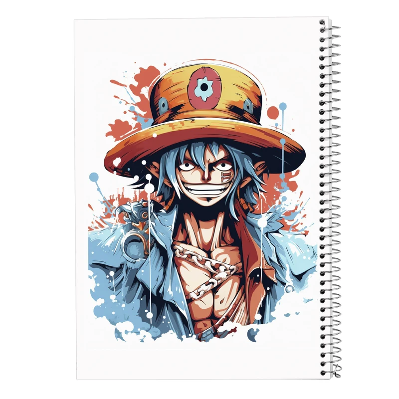 دفتر شطرنجی 50 برگ مدوپد مدل وان پیس One Piece کد DF11662