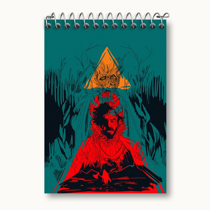 دفتر یادداشت 50 برگ خندالو مدل بازی آلن ویک (Alan Wake) کد 31312