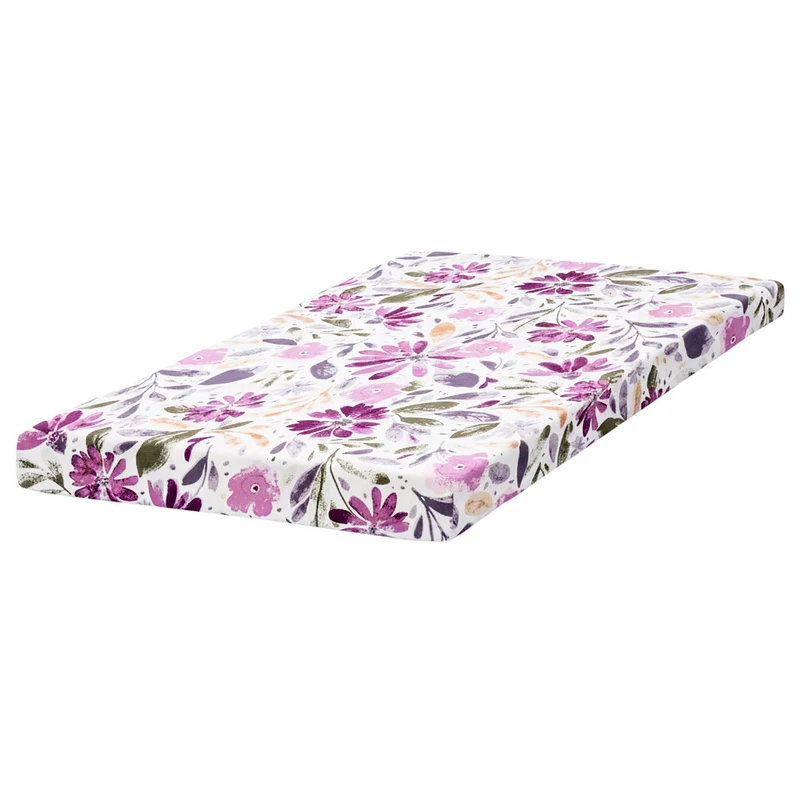 ملحفه تشک مهمان فیلور آدنو مدل بنفشه کد FI44 یک‌ نفره سایز 90x190 سانتی متر