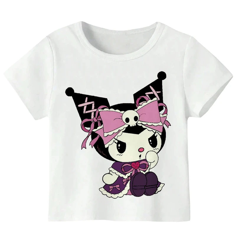 تی شرت آستین کوتاه دخترانه مدل عروسک کد A78