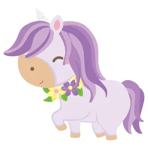 استیکر پارچه و لباس مدل dtf طرح یونیکورن کد H15.984 مجموعه 4 عددی