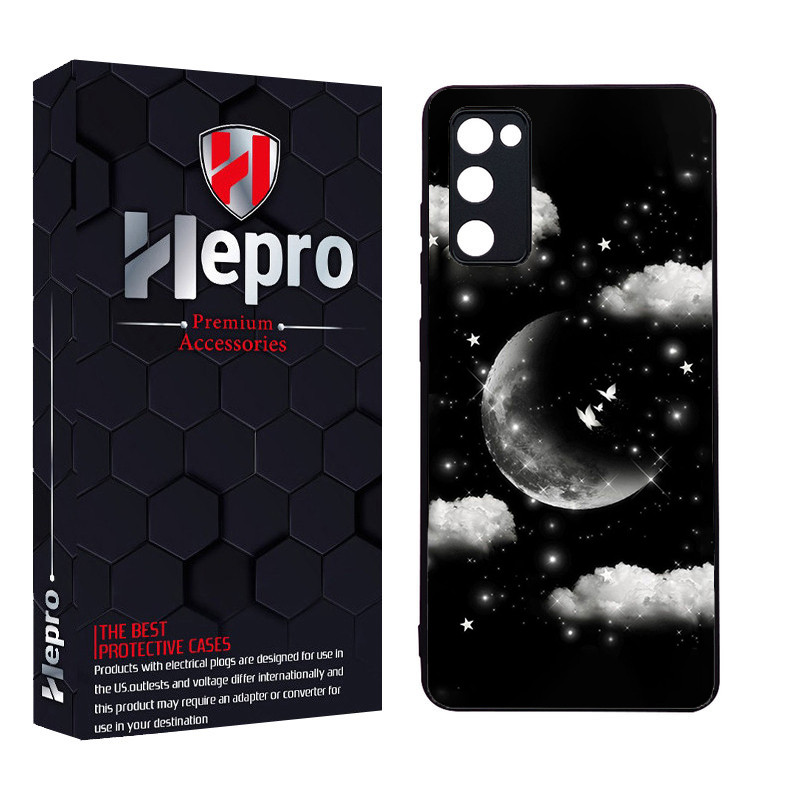 کاور هپرو طرح ابر و ماه کد Dimo-435 مناسب برای گوشی موبایل سامسونگ Galaxy S20 FE