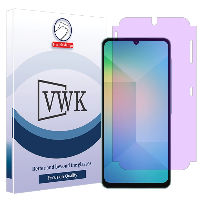 محافظ صفحه نمایش وی دبلیو کی مدل آنتی پرپل مناسب برای گوشی موبایل سامسونگ Galaxy A06